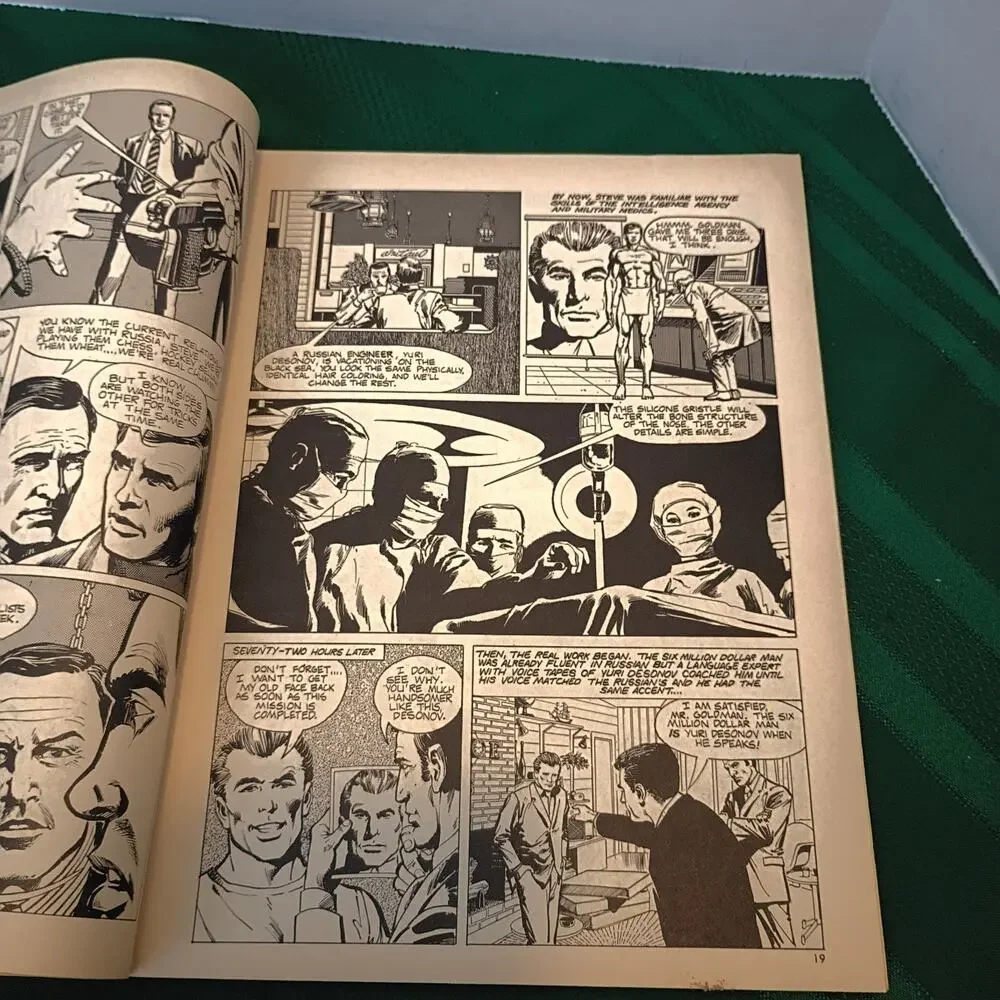 The Six Million Dollar Man #1 Charlton Comics 1976 Magazine Neal Adams